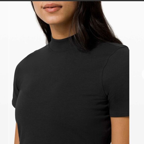 BNWOT Lululemon Kitsilano Mock Neck Tee - size 2 - Picture 5 of 6